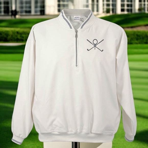 Akwa Men's Golf 1/4 Zip Windshirt Made in USA - Picture 9 of 16